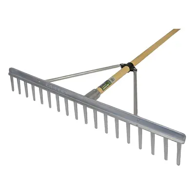 Faithfull Aluminium Landscape Rake Wooden Handle Fsc 100%