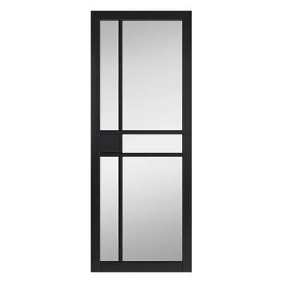 JB Kind City Black Clear Glass Internal Door 35 X 1981 X 686