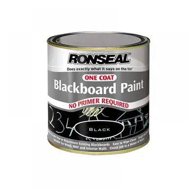 Ronseal 35227 One Coat Blackboard Paint 250Ml