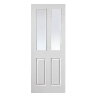 JB Kind Canterbury 2 Light Fd30 White Internal Fire Door Fd30 44 X 1981 X 838