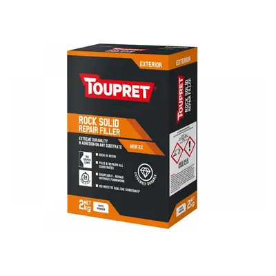 Toupret TTMUX02GB Exterior Rock Solid Repair Filler 2Kg