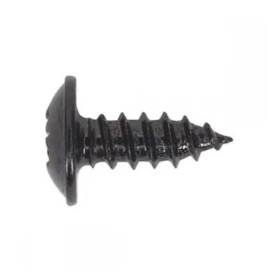 Sealey BST3510 Self-Tapping Screw 3.5 X 10Mm Flanged Head Black Pozi Pack Of 100