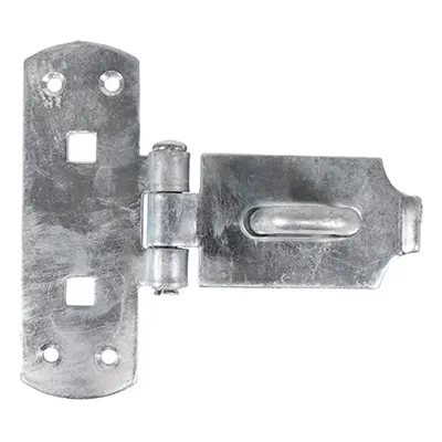 Timco VHS6GB Vertical Pattern Bolt On Hasp & Staple - Heavy Duty - Hot Dipped Galvanised 6in Pla