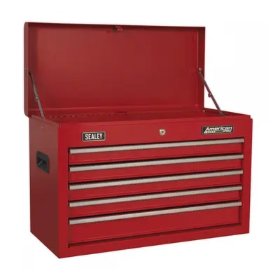 Sealey AP225 Topchest 5 Drawer With Ball-Bearing Slides - Red