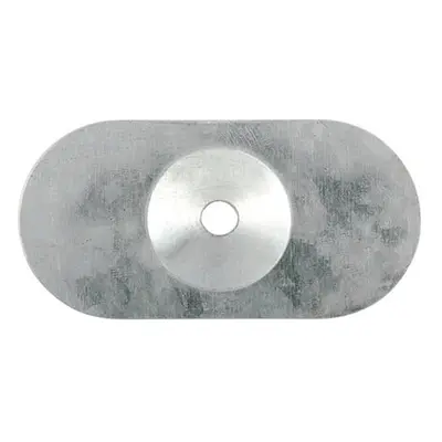 Timco MID8240 Metal Oval Stress Plate - Zinc 82 X 40 Box 50