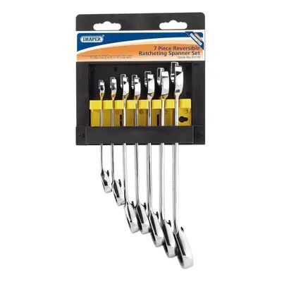 Draper 51179 Hi-Torq® Metric Reversible Ratcheting Combination Spanner Set (7 Piece) per set 7