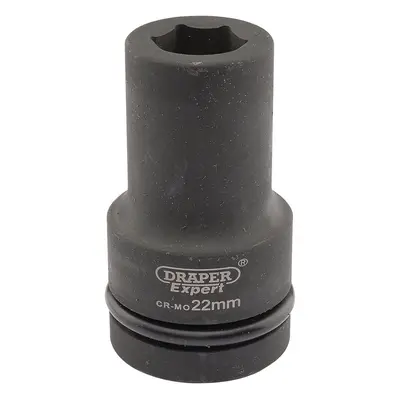 Draper Expert 05137 Expert Hi-Torq® 6 Point Deep Impact Socket 1in Sq. Dr. 22Mm each