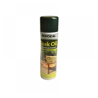 Ronseal 35820 Garden Furniture Teak Oil Aerosol 500Ml