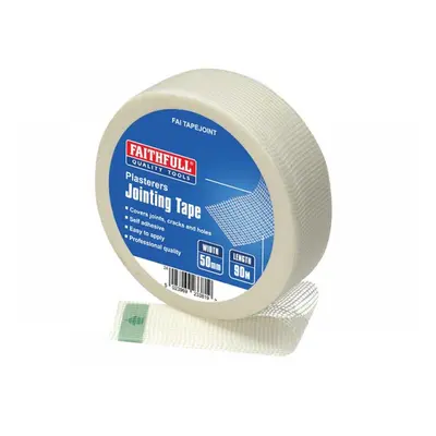 Faithfull 08045090TB Pt1-50 Plastererfts Joint Tape 50Mm X 90M