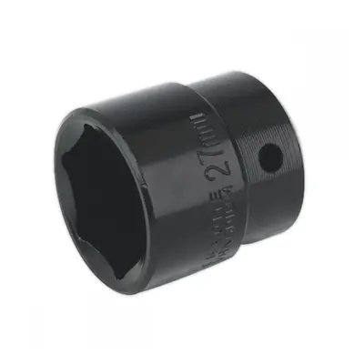 Sealey IS1227 Impact Socket 27Mm 1/2inSq Drive