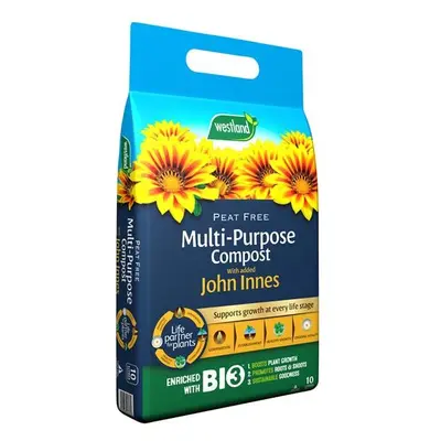 Westland Peat Free Multi-Purpose Compost With John Innes 10 Litre 10100187