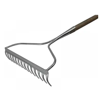 Faithfull RI12-VRSSGRWH Prestige Stainless Steel Garden Rake Ash Handle