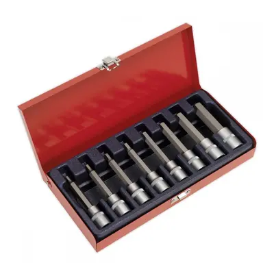 Sealey AK9310 Hex Socket Bit Set 8Pc 1/2inSq Drive Metric