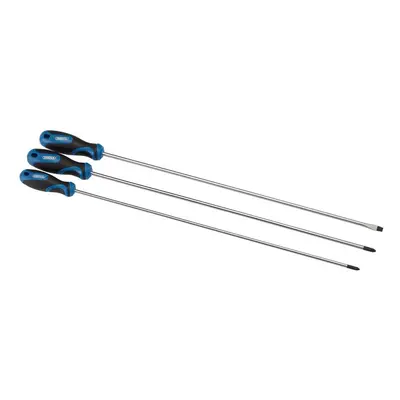 Draper 32603 Extra Long Reach Soft Grip Screwdriver Set 450Mm (3 Piece) per set