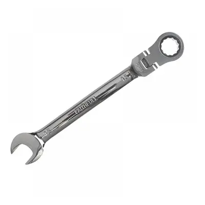 Faithfull SJW6115 Ratchet Combination Spanner Flex Head Cv 15Mm