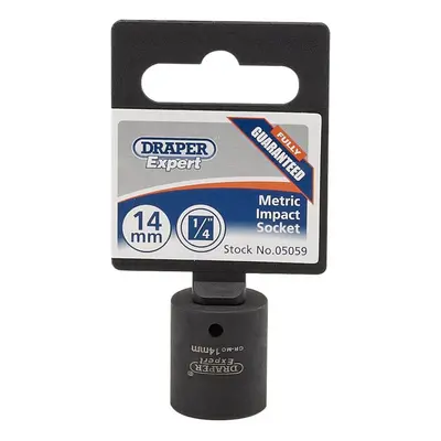 Draper Expert 05059 Expert Hi-Torq® 6 Point Impact Socket 1/4in Sq. Dr. 14Mm each