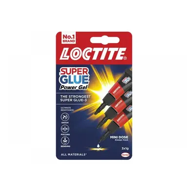 Loctite 2642101 Super Glue Power Gel Mini Tube Trio 3 X 1G