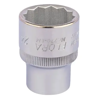 Elora 24690 Bi-Hexagon Socket 1/2in Sq. Dr. 24Mm each