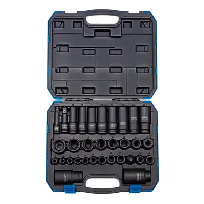 Draper 83098 Impact Socket Set 3/8in & 1/2in Sq. Dr. (32 Piece) per set