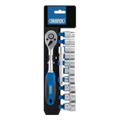 Draper 16371 Metric Socket And Ratchet Set 3/8in Sq. Dr. (12 Piece) per set