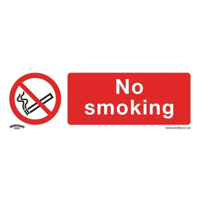 Sealey SS13P1 Prohibition Safety Sign - No Smoking - Rigid Plastic