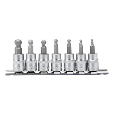 Draper Expert 16296 Ball-End Hex. Socket Bit Set 3/8in Sq. Dr. 48Mm (7 Piece) per set