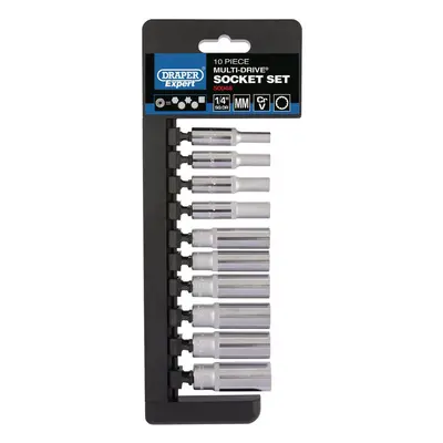 Draper Expert 50048 Multi-Drive® Metric Deep Socket Set 1/4in Sq. Dr. (10 Piece) per set