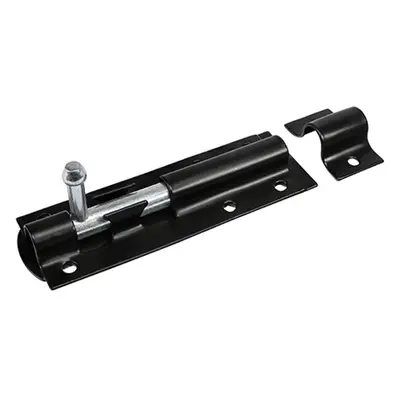 Timco TBS6BB Straight Tower Bolt - Black 6in Plain Bag 1