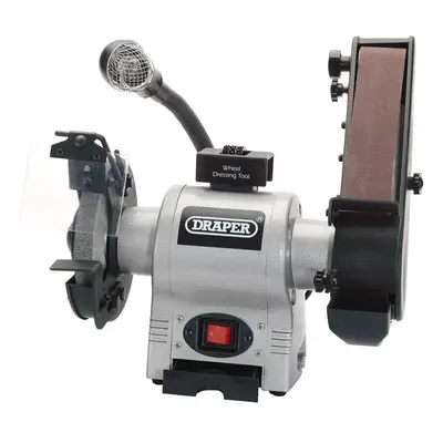 Draper 05096 Bench Grinder With Sanding Belt And Worklight 150Mm 370W each