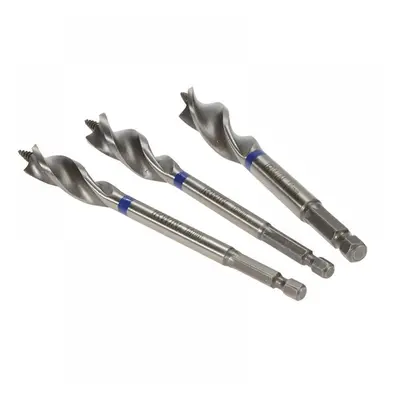 Irwin® 10507720 Blue Groove Wood Power Bit Set 3 Piece 14 16 & 18Mm