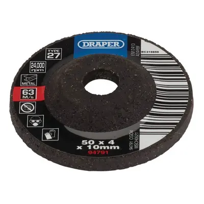 Draper 94791 Dpc Metal Grinding Disc 50 X 4 X 10Mm each 1