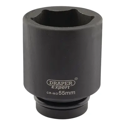 Draper Expert 05156 Expert Hi-Torq® 6 Point Deep Impact Socket 1in Sq. Dr. 55Mm each