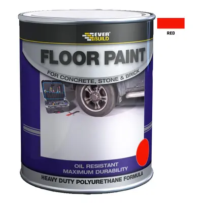 Everbuild Floor Paint Matt Red (New) 5L