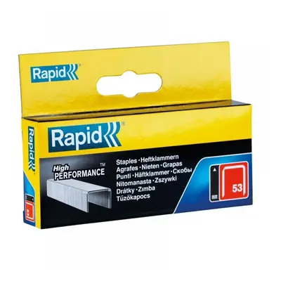 Rapid 11859625 53/12B 12Mm Galvanised Staples (Box 2500)