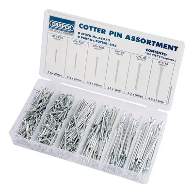 Draper 56375 Split Pin Assortment (555 Piece) per assrt.