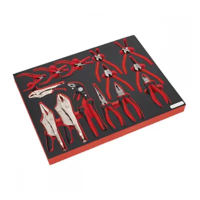 Sealey TBTP05 Tool Tray With Pliers Set 14Pc