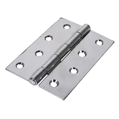 Timco 434607 Butt Hinge - Fixed Pin (1838) - Polished Chrome 75 X 50