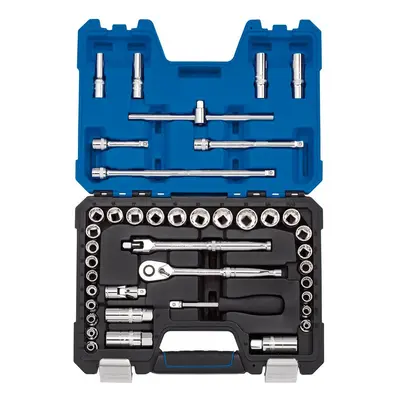 Draper Expert 16465 Combined Mm/Af Socket Set 3/8in Sq. Dr. Blue (41 Piece) per set