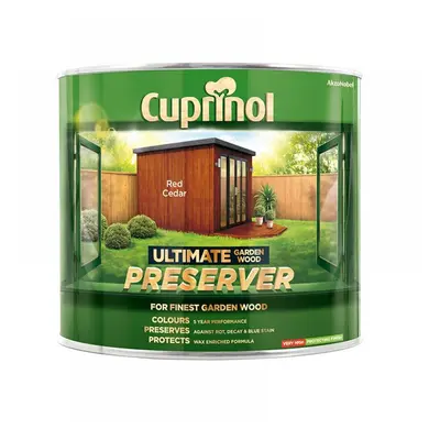 Cuprinol 5206081 Ultimate Garden Wood Preserver Red Cedar 1 Litre