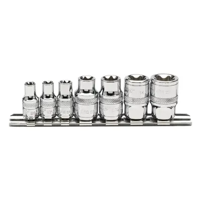 Draper Expert 34412 Draper Tx-Star® Socket Set 1/4in And 3/8in Sq. Dr. (7 Piece) per set