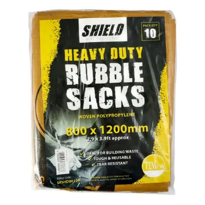 Timco SRSHD80120 Rubble Sacks - Heavy Duty 80 X 120Cm Bag 10