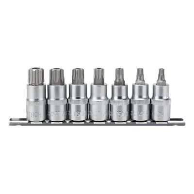 Draper Expert 16334 Draper Tx-Star® Security Socket Bit Set 1/2in Sq. Dr. 55Mm (7 Piece) per set