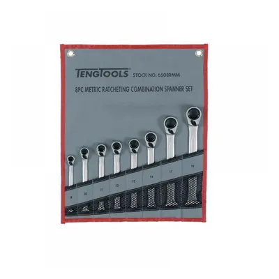 Teng 6508RMM Ratcheting Combination Spanner Set 8 Piece