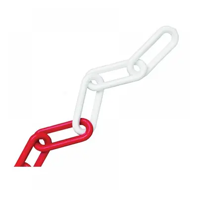 Faithfull Plastic Chain 8Mm X 12.5M Red / White