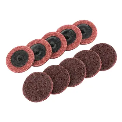 Draper 75623 Polycarbide Abrasive Pads 50Mm Medium (Pack Of 10) per pack