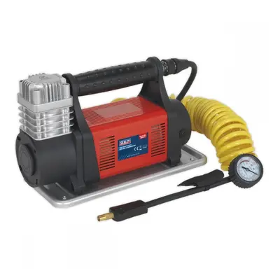 Sealey MAC07 Tyre Inflator/Mini Air Compressor 12V Heavy-Duty