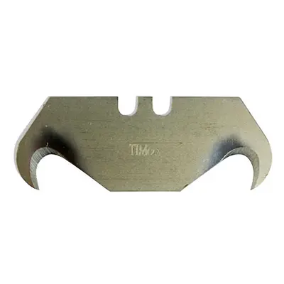 Timco HBDISP Hooked Utility Knife Blades 51 X 19 X 0.6 Blister Pack 10