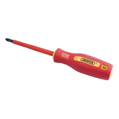 Draper 46537 Fully Insulated Soft Grip Pz Type Screwdriver No.2 X 100Mm (Sold Loose) each