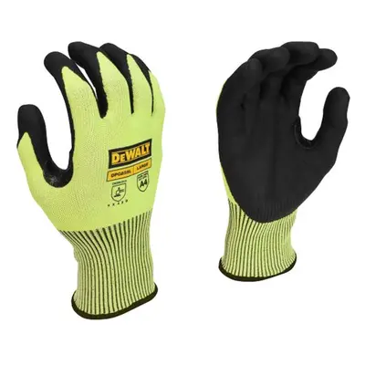 Dewalt DPG855L EU Hi-Vis Cut D Grip Gloves - L (Size 9)