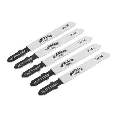 Sealey WJT118BF Jigsaw Blade Metal 55Mm 12Tpi - Pack Of 5